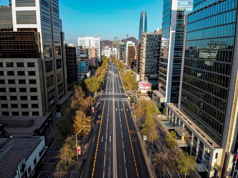 a street with buildings on either side