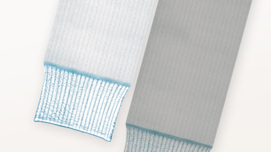 a close-up of a AQUACEL® wound dressing