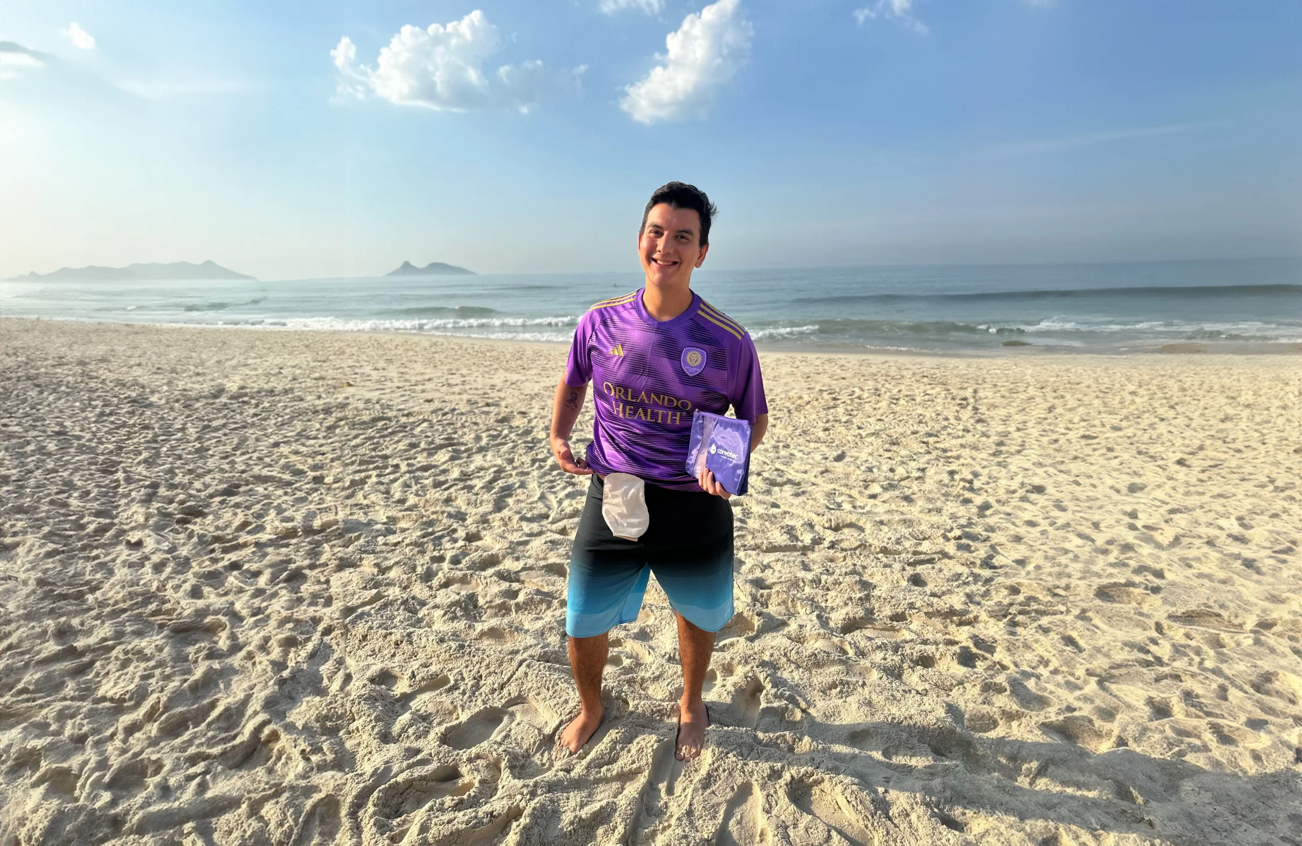 ビーチに立っている人